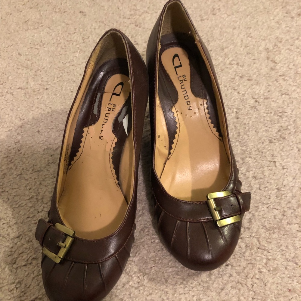 Brown Chinese Laundry Wedges